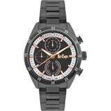 Lee Cooper Muški ručni sat, Kvarcni mehanizam, 45mm, Crno kućište, Sivi, LC07834.060 | Eponuda.com