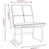 vidaXL Ležaljka siva 54 x 75 x 76 cm od umjetne kože | shoptok.hr