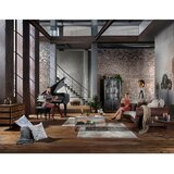 Ambia Home STENSKA URA CB151244 rjava Slike