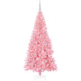 vidaXL Božično drevo med 300 LED z stojalom Roza 210 cm PVC | Shoptok.si