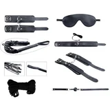 Secret Desires BDSM Kit Black 8pcs