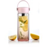 Vialli Design Rožnata steklena steklenica za vodo 350 ml Fuori – | Shoptok.si
