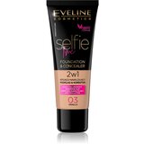 Eveline Cosmetics Selfie Time puder in korektor 2 v 1 odtenek 03 Vanilla 30 ml Cene