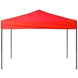 vidaXL Zložljiv vrtni šotor rdeč 3x3 m | Shoptok.si