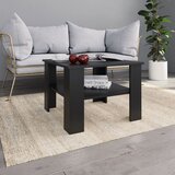 vidaXL Stolić za kavu crni 60 x 60 x 42 cm od iverice Cijene