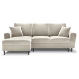 Cosmopolitan Design Bež baršunasti sklopiva/s prostorom za odlaganje kutna garnitura (s lijevim kutom/s ležaljkom) Kyoto – Cosmopolitan Design Bež baršunasti sklopiva/s prostorom za odlaganje kutna garnitura (s lijevim kutom/s ležaljkom) Kyoto – Slike