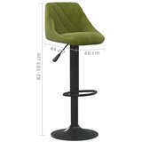  Barski stolček svetlo zelen žamet, (20967710) | Shoptok.si