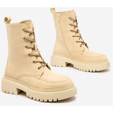 Resti Beige women's Cacava lace-up boots | ePonuda.com