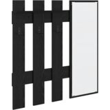 vidaXL Vješalica za kapute na zidu Crni hrast 100 x 10 x 100 cm | shoptok.hr