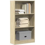 vidaXL Knjižna omara sonoma hrast 60x24x109 cm inženirski les Cene