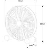  Lucci Air 213123EU - Podni ventilator BREEZE braon | Eponuda.com