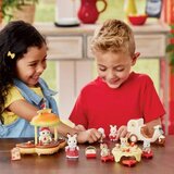  Dodaci za Kuću za Lutke Sylvanian Families Puesto de hamburguesas - Papa Latte Cat y Scooter 30 Dijelovi | shoptok.hr