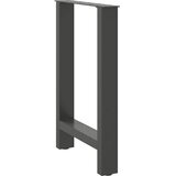  Noge za blagovaonski stol antracit boje 2 kom 50 x (72-73) cm čelik | shoptok.hr