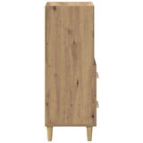 vidaXL Strani šal artisan hrast 34 x 34.5 x 90 cm Konstruiran les | Shoptok.si
