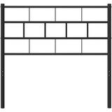  Kovinsko posteljno vzglavje črno 100 cm, (20952062) | Shoptok.si
