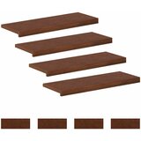  Stepenica 8 kom. 80 x 25 x 2 cm Tamno smeđa | shoptok.hr