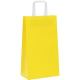  Papirnate vrečke 250 kosov z ročaji rumena 21x11x36 cm, (5000160947) | Shoptok.si