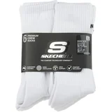 6pk Core Crew LG Socks S118220-WHT