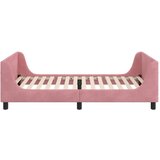  Otroški posteljni okvir z vznožjem Roza 80 x 200 cm Žamet, (5000104618) | Shoptok.si