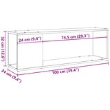 TV ormarić boja hrasta artisan 100x24x32 cm konstruirano drvo | shoptok.hr