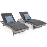  Bora-Bora set dnevnog kreveta sa stolom u svijetlo sivoj / sivoj melanži | shoptok.hr