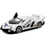 SPORTS Car with Tension and Sound Police White | shoptok.hr
