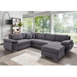 P & B SEDEŽNA GARNITURA, rebrasti žamet siva | Shoptok.si