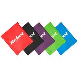 Rebel ACTIVE Set TPE traka za vežbanje Flat Band Ls-1, otpor 1,5-11,5 kg, 5 traka u setu, model RBA-3004 Slike