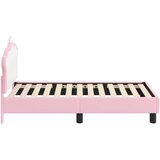  Posteljica za malčke z vzglavjem Roza 70 x 140 cm PU, (5000105393) | Shoptok.si