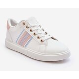 Kesi Leather Women's Sports Shoes White-Pink Rilee cene