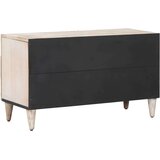 TV ormar s pohranom Bijelo 80 x 31 5 x 46 cm Čvrsto drvo manga - Bijelo | shoptok.hr