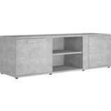 Maison Chic TV omarica - TV stojalo - Televizijska omarica betonsko siva 120x34x37 cm iverna plošča, (21698665) Cene
