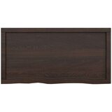  Kupaonska radna ploča tamnosiva 100 x 50 x 6 cm tretirano drvo | shoptok.hr