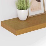  Stenska polica 4 pcs Bež 50 x 23 x 4 cm Konstruiran les, (5000200426) | Shoptok.si
