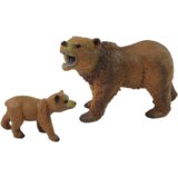  Set of 2 Figures Grizzly bear with cub | shoptok.hr