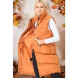 Dewberry Z6743 LADIES' VEST-PLAIN CAMEL | shoptok.hr