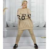 Pri Women's tracksuit loose sweatshirt + ribbed leggings CHICAGO | Shoptok.si