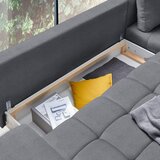 CARRYHOME SEDEŽNA GARNITURA, tkanina barve grafita | Shoptok.si