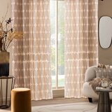 Douceur d intérieur Črna/bež zavesa 140x280 cm Ondine – | Shoptok.si