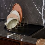 OYOY Living Design Crna silikonska podloga za ocjeđivanje posuđa 40x36 cm &amp;ndash; Slike