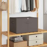  Kutija za spremanje 2 pcs Siva 55 x 35 x 32 cm Netkana tkanina - Siva 2 55 x 35 x 32 cm | shoptok.hr