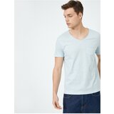 Koton T-Shirt - Blue - Slim fit | Shoptok.si