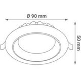 Greentech led spot ugr 6w 3cct okrugli ( DW-R03-6W-3CCT ) | ePonuda.com