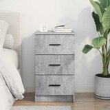  Noćni ormar Beton siva 38 x 38 x 66 cm Konstruirano drvo | shoptok.hr