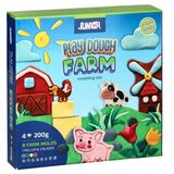 Junior Funny clay, masa za oblikovanje sa kalupima, velika, miks, farm | ePonuda.com