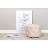Venture Home puf Benjamin (art. 15560-880) ⌀55 cm, bijela | shoptok.hr