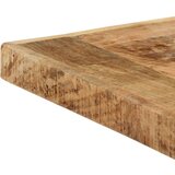  Blagovaonski stol od masivnog grubog drva manga 140x70x75 cm | shoptok.hr
