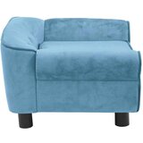 vidaXL Sofa za pse tirkizna 72 x 45 x 30 cm plišana | shoptok.hr
