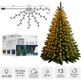  LED lanac svjetala s prstenom, 352 LED diode, 2,2 m, topla bijela – za unutarnju i vanjsku upotrebu | shoptok.hr