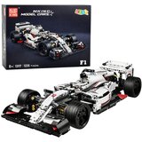  Građevinske kocke F1 trkaći automobil bijele i crvene boje 1235 kom. | shoptok.hr